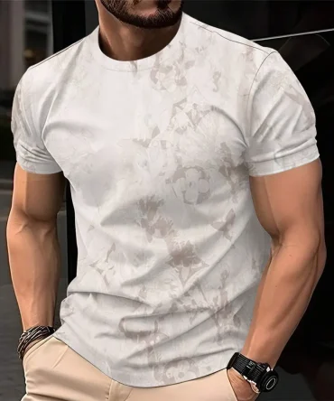 Louis Vuitoon Lv 3D Printed T-Shirt Limited Edition 2026 - Lx-Tslv20250100