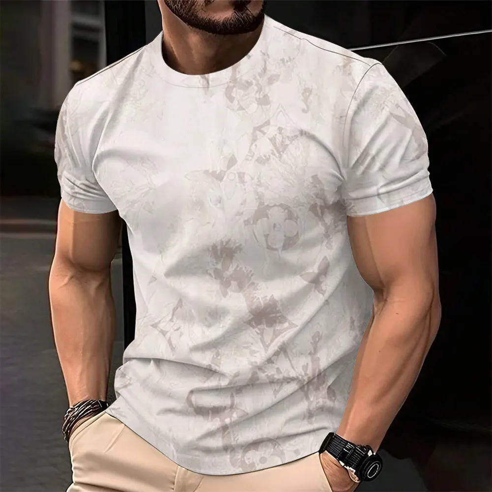Louis Vuitoon Lv 3D Printed T-Shirt Limited Edition 2026 - Lx-Tslv20250100