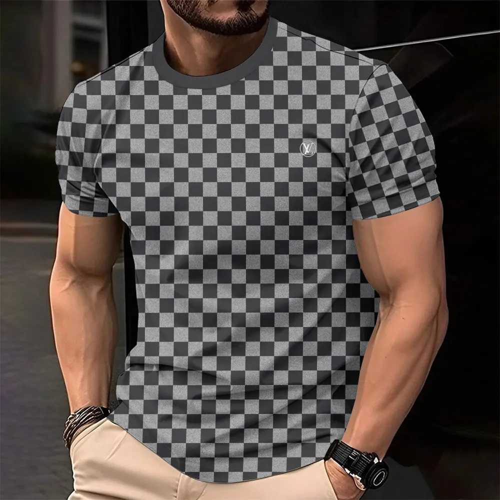 Louis Vuitoon Lv 3D Printed T-Shirt Limited Edition 2026 - Lx-Tslv20250108