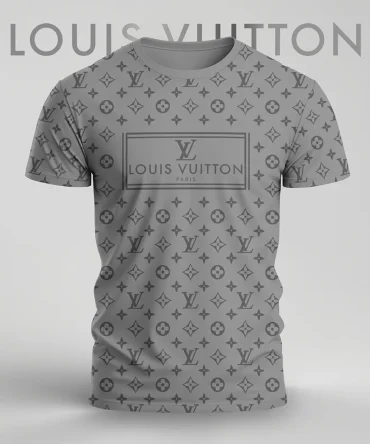 Louis Vuitoon Lv 3D Printed T-Shirt Limited Edition 2026 - Lx-Tslv2025011