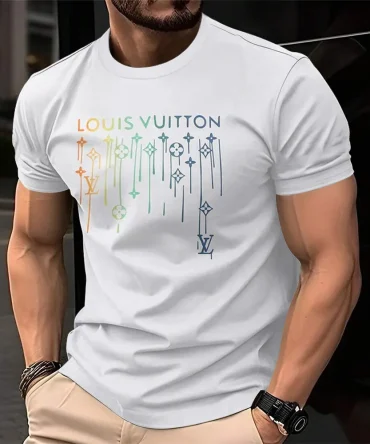 Louis Vuitoon Lv 3D Printed T-Shirt Limited Edition 2026 - Lx-Tslv20250112