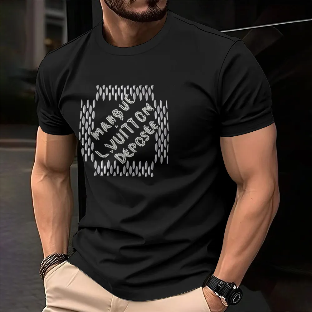 Louis Vuitoon Lv 3D Printed T-Shirt Limited Edition 2026 - Lx-Tslv20250114