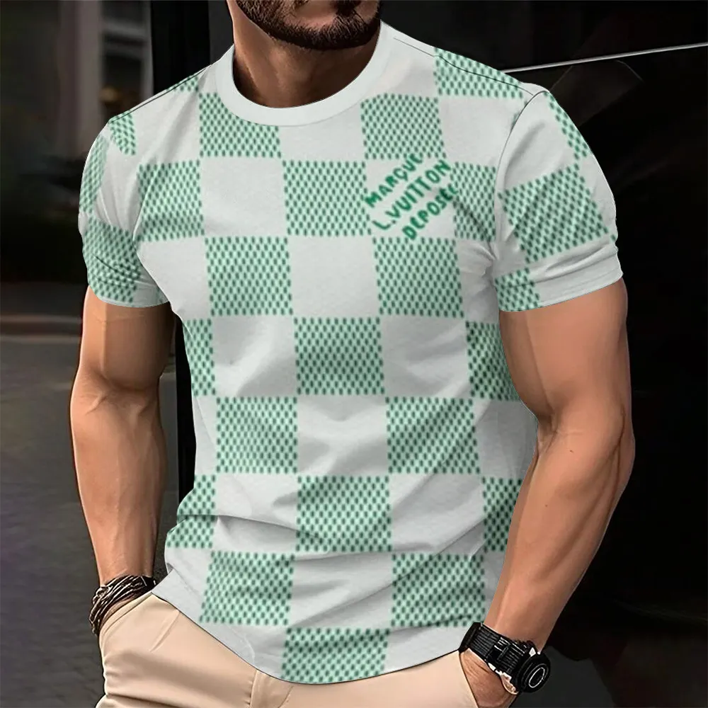 Louis Vuitoon Lv 3D Printed T-Shirt Limited Edition 2026 - Lx-Tslv20250115