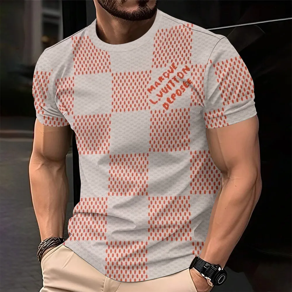 Louis Vuitoon Lv 3D Printed T-Shirt Limited Edition 2026 - Lx-Tslv20250116