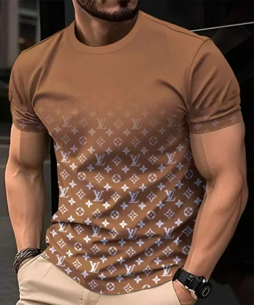 Louis Vuitoon Lv 3D Printed T-Shirt Limited Edition 2026 - Lx-Tslv20250117
