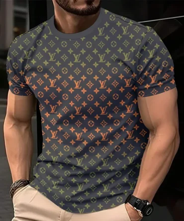 Louis Vuitoon Lv 3D Printed T-Shirt Limited Edition 2026 - Lx-Tslv20250119
