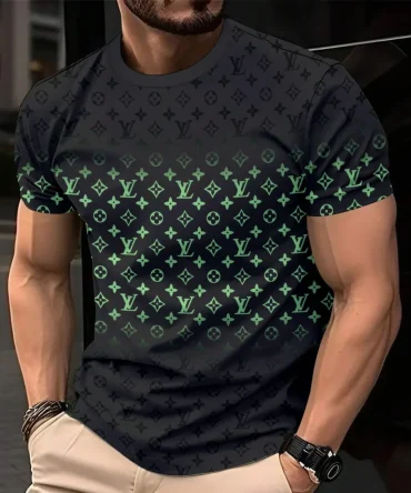 Louis Vuitoon Lv 3D Printed T-Shirt Limited Edition 2026 - Lx-Tslv20250120