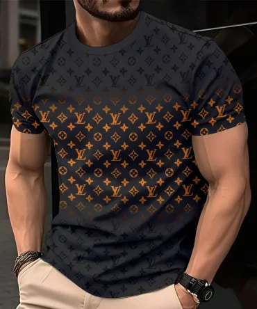 Louis Vuitoon Lv 3D Printed T-Shirt Limited Edition 2026 - Lx-Tslv20250121