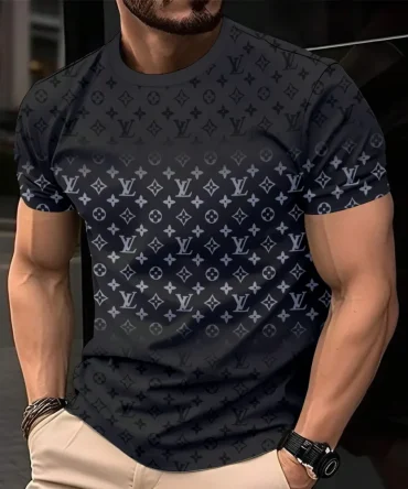 Louis Vuitoon Lv 3D Printed T-Shirt Limited Edition 2026 - Lx-Tslv20250122