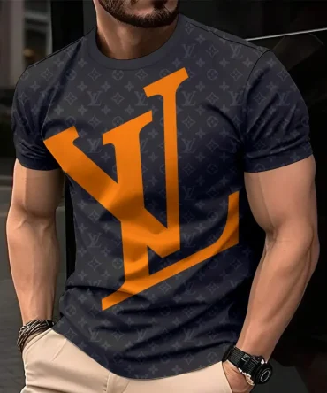 Louis Vuitoon Lv 3D Printed T-Shirt Limited Edition 2026 - Lx-Tslv20250124