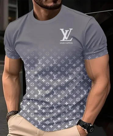 Louis Vuitoon Lv 3D Printed T-Shirt Limited Edition 2026 - Lx-Tslv20250131
