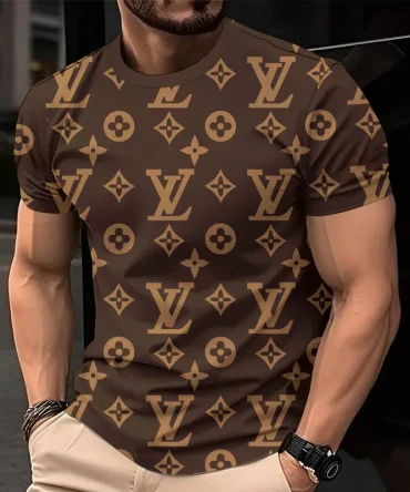 Louis Vuitoon Lv 3D Printed T-Shirt Limited Edition 2026 - Lx-Tslv20250132
