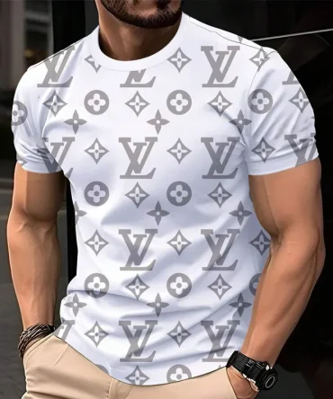 Louis Vuitoon Lv 3D Printed T-Shirt Limited Edition 2026 - Lx-Tslv20250133