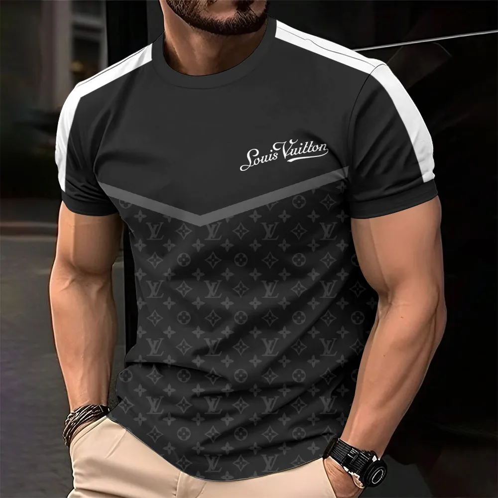 Louis Vuitoon Lv 3D Printed T-Shirt Limited Edition 2026 - Lx-Tslv20250134