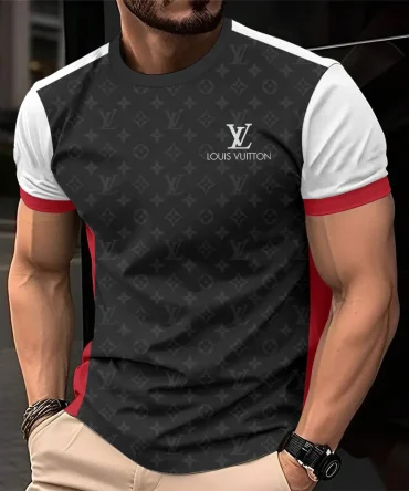 Louis Vuitoon Lv 3D Printed T-Shirt Limited Edition 2026 - Lx-Tslv20250135