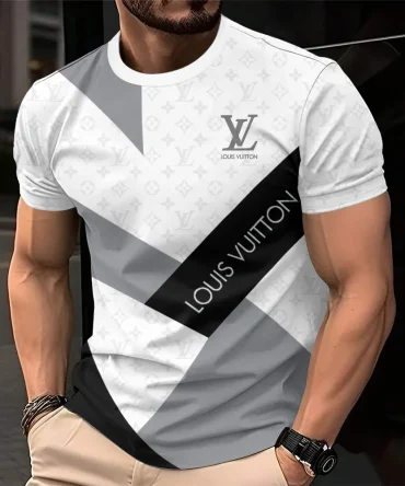 Louis Vuitoon Lv 3D Printed T-Shirt Limited Edition 2026 - Lx-Tslv20250136