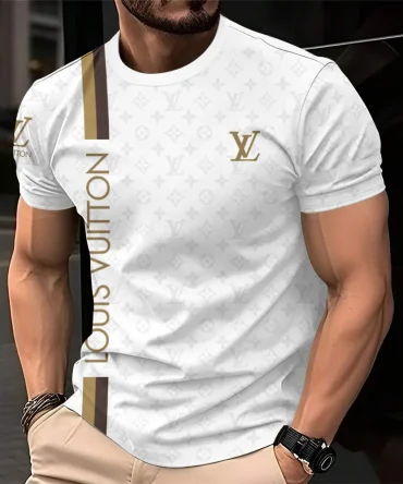 Louis Vuitoon Lv 3D Printed T-Shirt Limited Edition 2026 - Lx-Tslv20250137