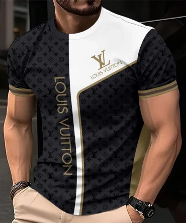Louis Vuitoon Lv 3D Printed T-Shirt Limited Edition 2026 - Lx-Tslv20250138