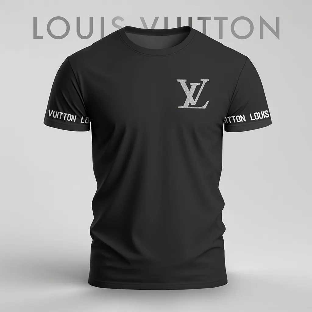 Louis Vuitoon Lv 3D Printed T-Shirt Limited Edition 2026 - Lx-Tslv2025014