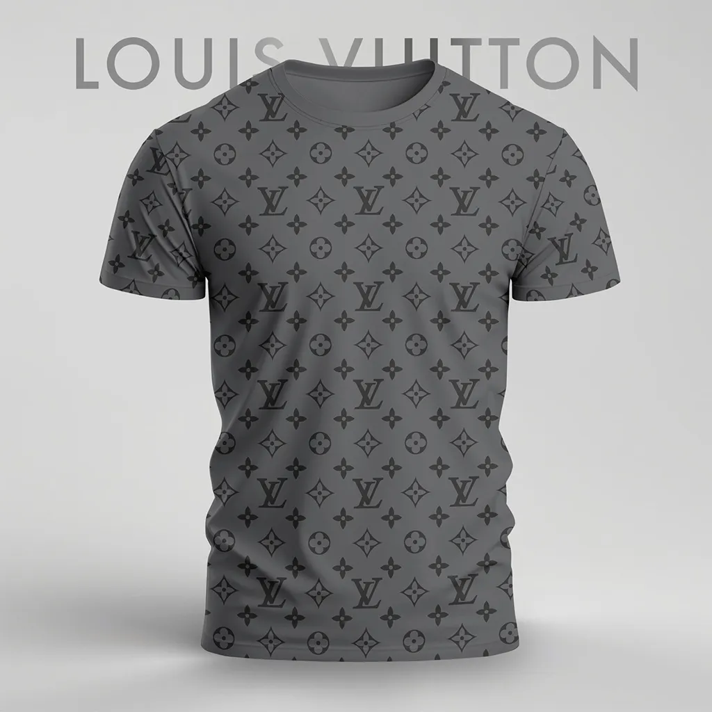 Louis Vuitoon Lv 3D Printed T-Shirt Limited Edition 2026 - Lx-Tslv2025016
