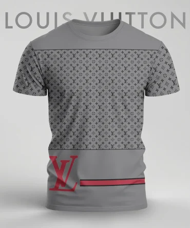 Louis Vuitoon Lv 3D Printed T-Shirt Limited Edition 2026 - Lx-Tslv2025017
