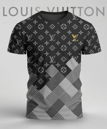 Louis Vuitoon Lv 3D Printed T-Shirt Limited Edition 2026 - Lx-Tslv2025018