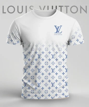 Louis Vuitoon Lv 3D Printed T-Shirt Limited Edition 2026 - Lx-Tslv2025019