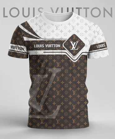 Louis Vuitoon Lv 3D Printed T-Shirt Limited Edition 2026 - Lx-Tslv202502