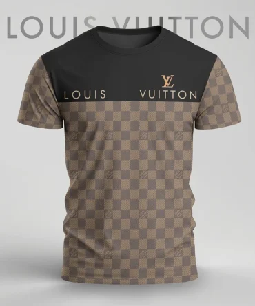 Louis Vuitoon Lv 3D Printed T-Shirt Limited Edition 2026 - Lx-Tslv2025020