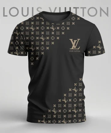 Louis Vuitoon Lv 3D Printed T-Shirt Limited Edition 2026 - Lx-Tslv2025021