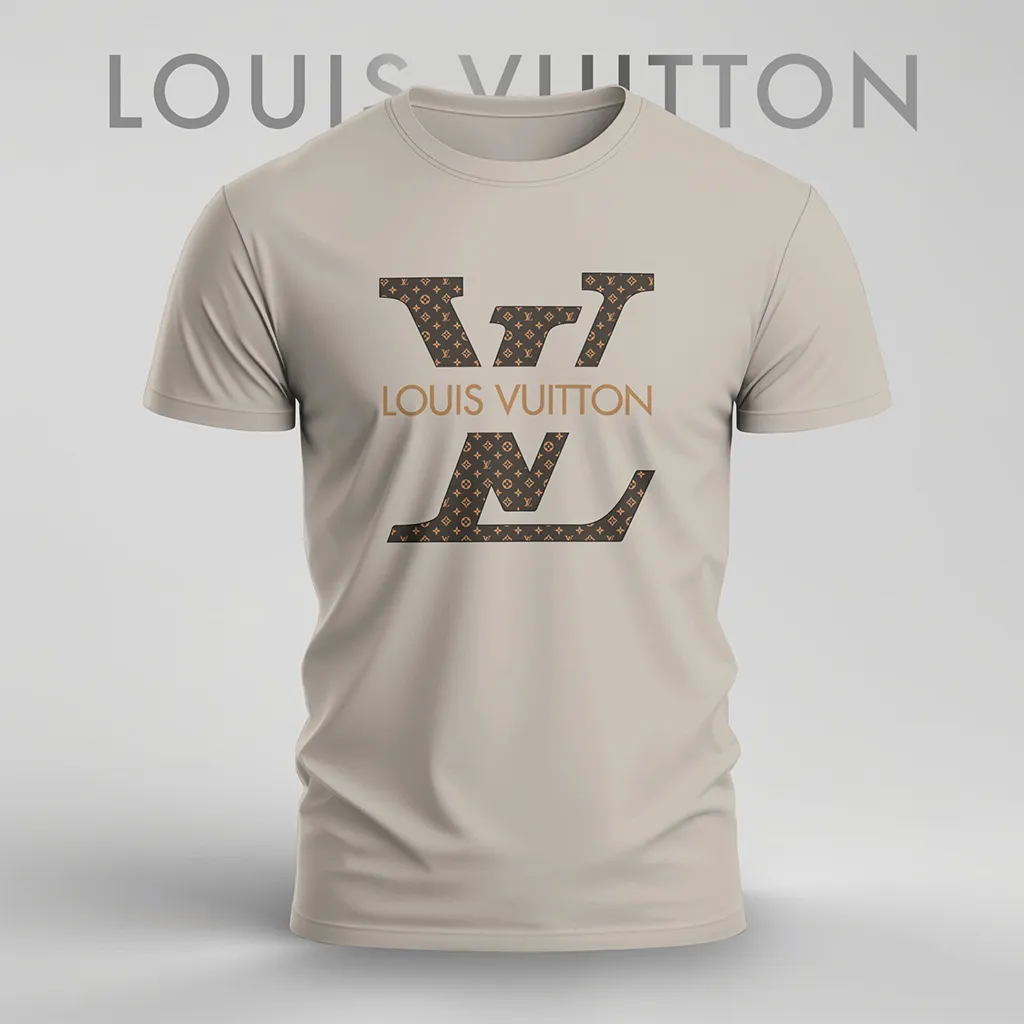 Louis Vuitoon Lv 3D Printed T-Shirt Limited Edition 2026 - Lx-Tslv2025022