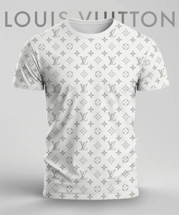 Louis Vuitoon Lv 3D Printed T-Shirt Limited Edition 2026 - Lx-Tslv2025024