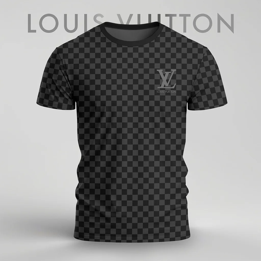 Louis Vuitoon Lv 3D Printed T-Shirt Limited Edition 2026 - Lx-Tslv2025025