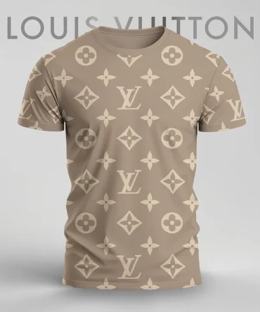 Louis Vuitoon Lv 3D Printed T-Shirt Limited Edition 2026 - Lx-Tslv2025028
