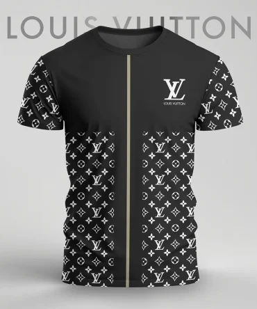 Louis Vuitoon Lv 3D Printed T-Shirt Limited Edition 2026 - Lx-Tslv2025029