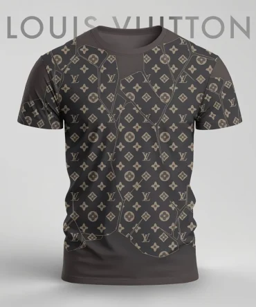 Louis Vuitoon Lv 3D Printed T-Shirt Limited Edition 2026 - Lx-Tslv202503