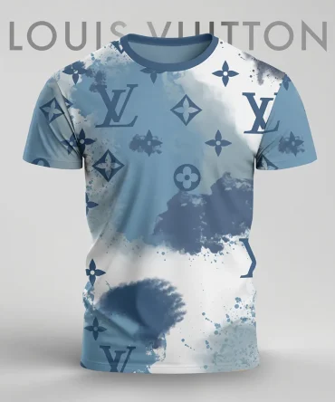 Louis Vuitoon Lv 3D Printed T-Shirt Limited Edition 2026 - Lx-Tslv2025031