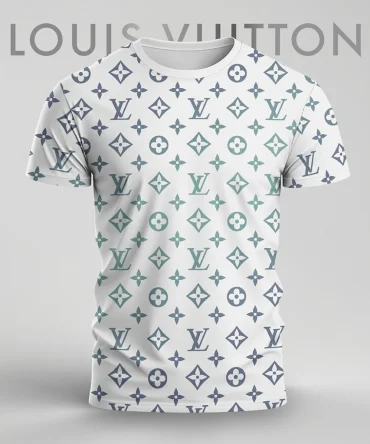 Louis Vuitoon Lv 3D Printed T-Shirt Limited Edition 2026 - Lx-Tslv2025035