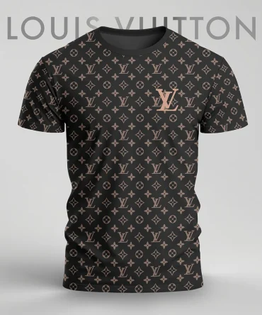 Louis Vuitoon Lv 3D Printed T-Shirt Limited Edition 2026 - Lx-Tslv2025036
