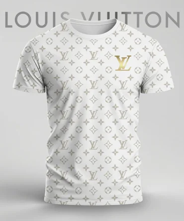 Louis Vuitoon Lv 3D Printed T-Shirt Limited Edition 2026 - Lx-Tslv2025039