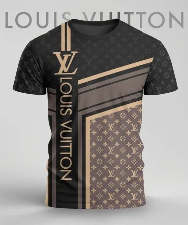 Louis Vuitoon Lv 3D Printed T-Shirt Limited Edition 2026 - Lx-Tslv202504