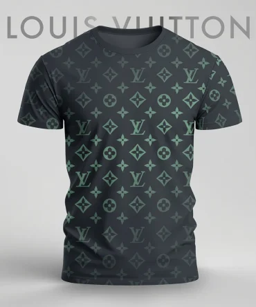 Louis Vuitoon Lv 3D Printed T-Shirt Limited Edition 2026 - Lx-Tslv2025040