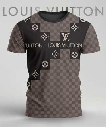 Louis Vuitoon Lv 3D Printed T-Shirt Limited Edition 2026 - Lx-Tslv2025043