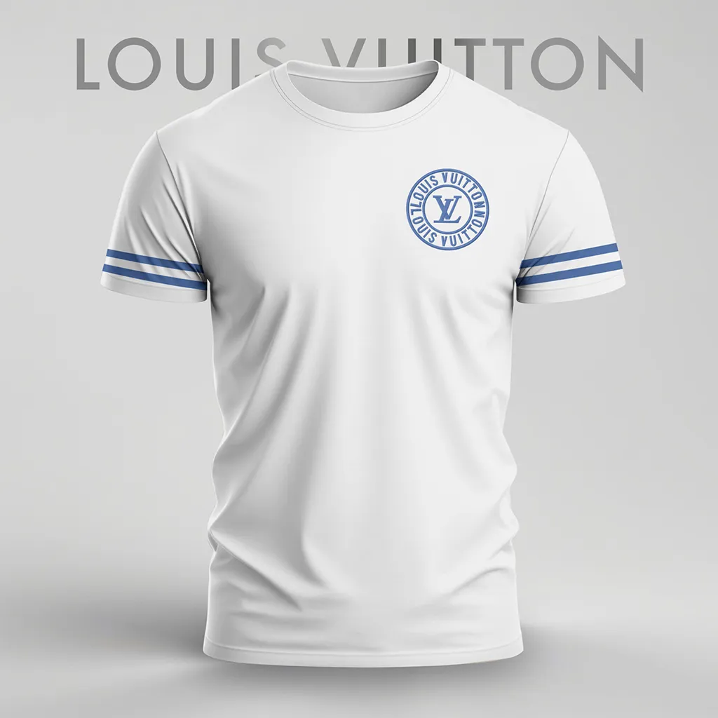 Louis Vuitoon Lv 3D Printed T-Shirt Limited Edition 2026 - Lx-Tslv2025044