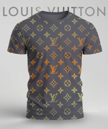 Louis Vuitoon Lv 3D Printed T-Shirt Limited Edition 2026 - Lx-Tslv2025045