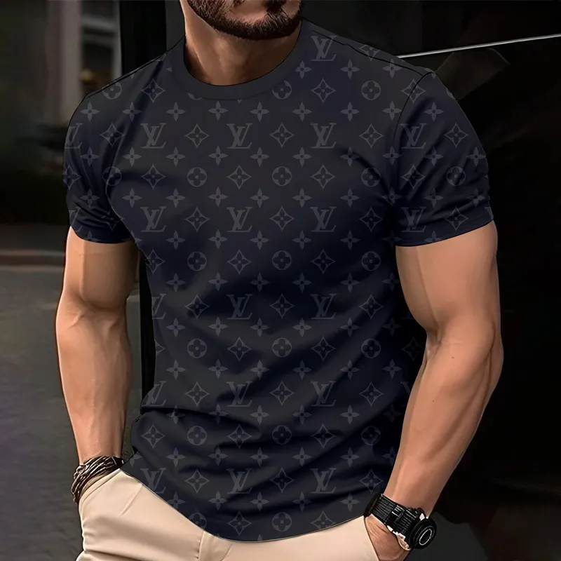Louis Vuitoon Lv 3D Printed T-Shirt Limited Edition 2026 - Lx-Tslv2025046