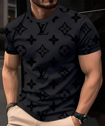 Louis Vuitoon Lv 3D Printed T-Shirt Limited Edition 2026 - Lx-Tslv2025047