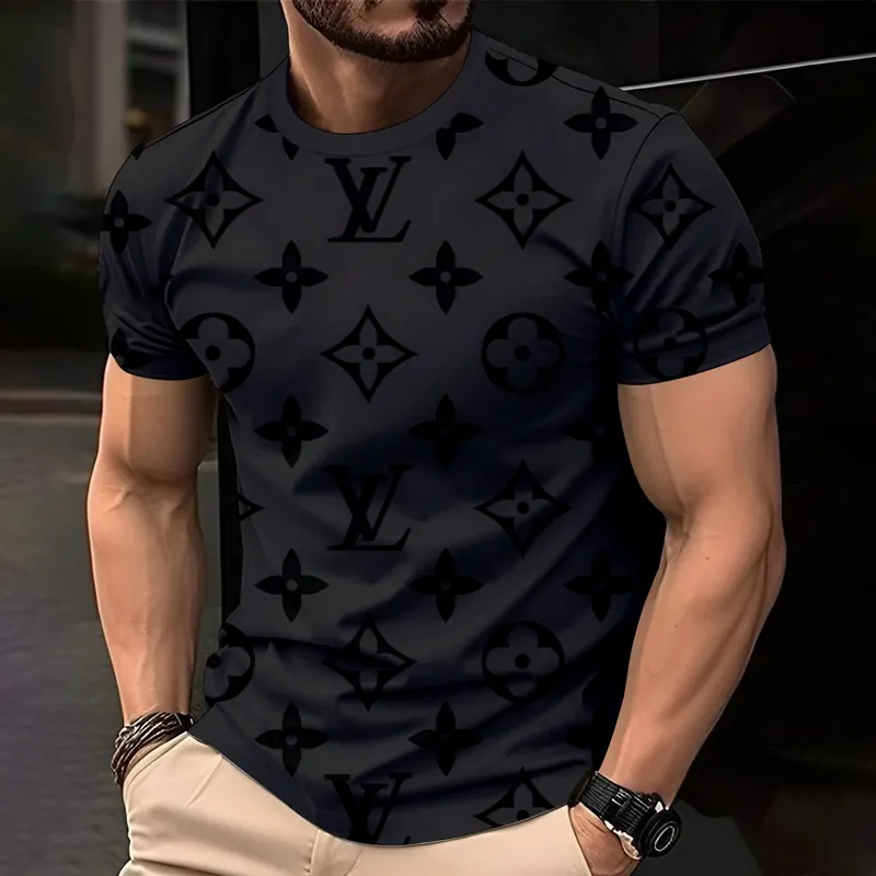 Louis Vuitoon Lv 3D Printed T-Shirt Limited Edition 2026 - Lx-Tslv2025047