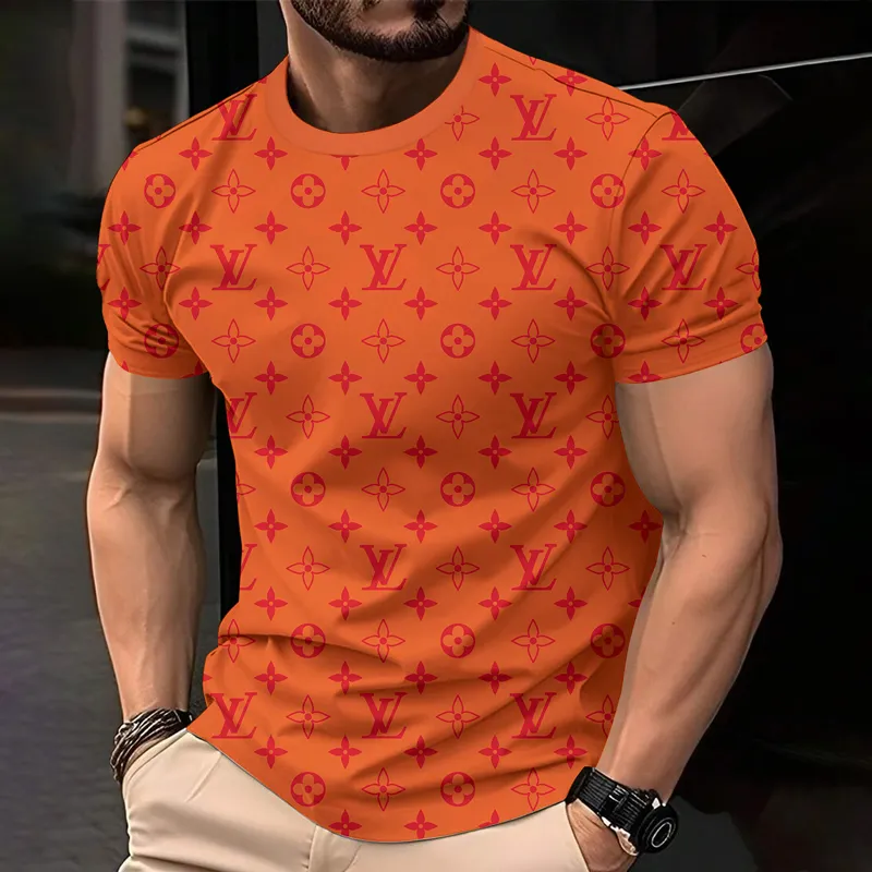 Louis Vuitoon Lv 3D Printed T-Shirt Limited Edition 2026 - Lx-Tslv2025049
