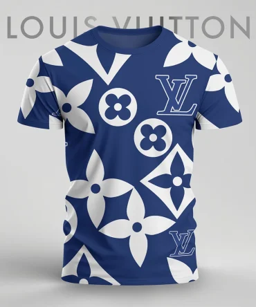 Louis Vuitoon Lv 3D Printed T-Shirt Limited Edition 2026 - Lx-Tslv202505